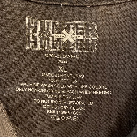 Hunter X Hunter Japan Manga Anime Men's T-Shirt Black  Size XL Gon Freecss HxH - Picture 3 of 3